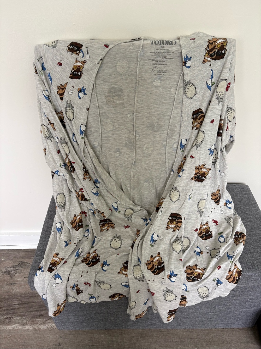 Torrid Studio Ghibli Totoro Print Gray Cardigan
